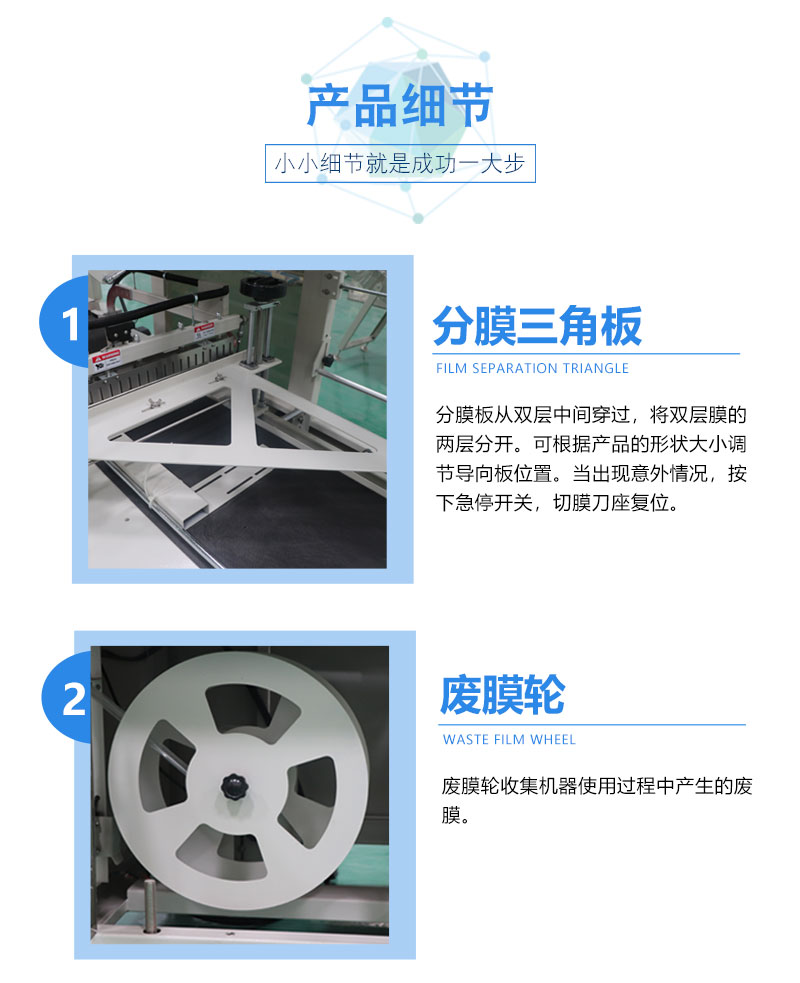 熱收縮餐具包裝機(圖2)